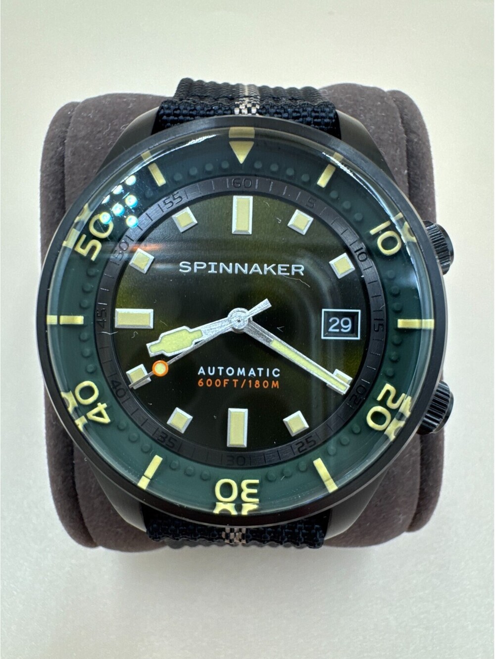 Spinnaker Bradner Stainless Steel 42mm Japanese Automatic Wristwatch Green Dial